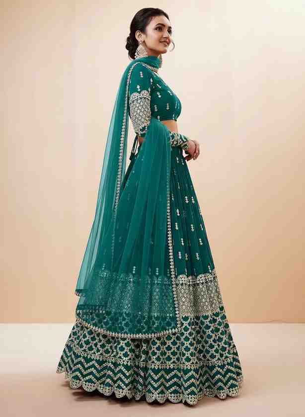 Green Lehenga Choli - Image 4