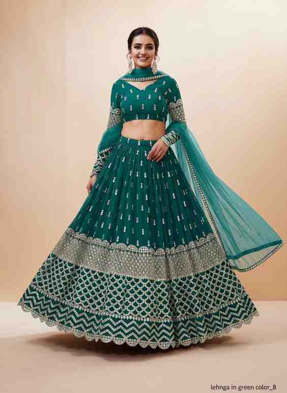 Green Lehenga Choli